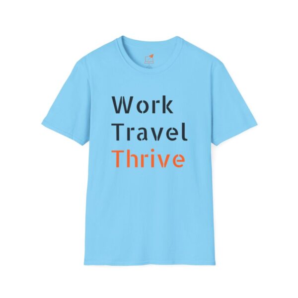 Inspiring Travel T-Shirt – "Work Travel Thrive" - Image 9