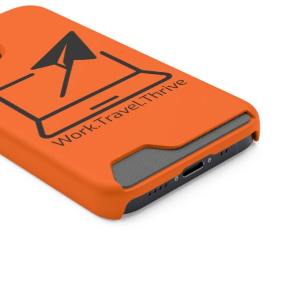 Inspirational Phone Case with Card Holder - Work.Travel.Thrive - Image 38