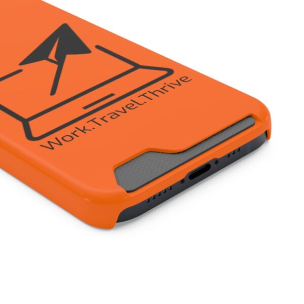 Inspirational Phone Case with Card Holder - Work.Travel.Thrive - Image 106