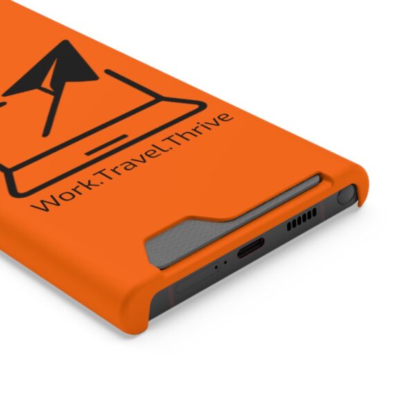 Inspirational Phone Case with Card Holder - Work.Travel.Thrive - Image 102