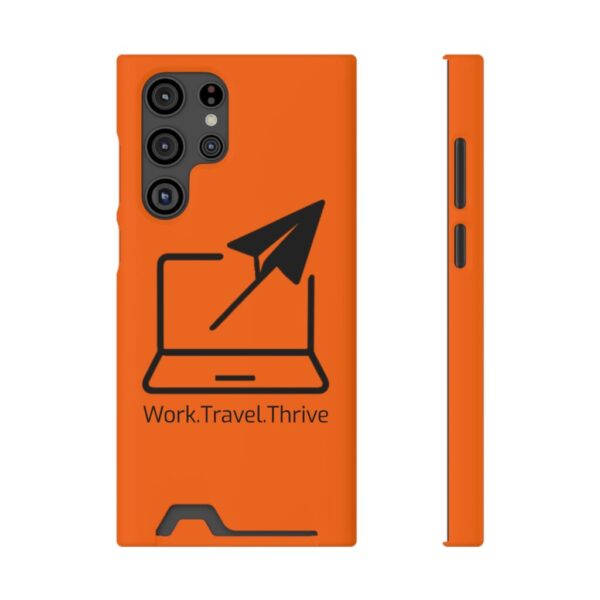 Inspirational Phone Case with Card Holder - Work.Travel.Thrive - Image 101