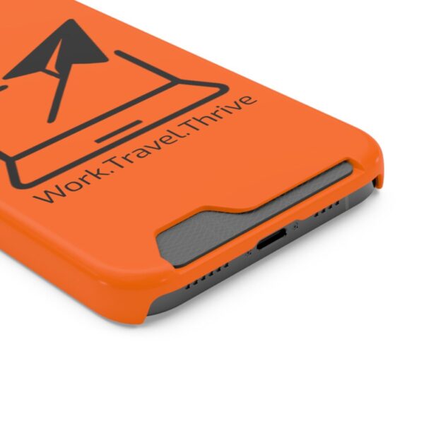 Inspirational Phone Case with Card Holder - Work.Travel.Thrive - Image 50