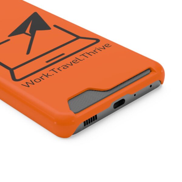 Inspirational Phone Case with Card Holder - Work.Travel.Thrive - Image 58
