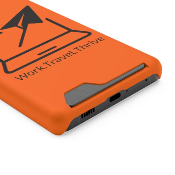Inspirational Phone Case with Card Holder - Work.Travel.Thrive - Image 78