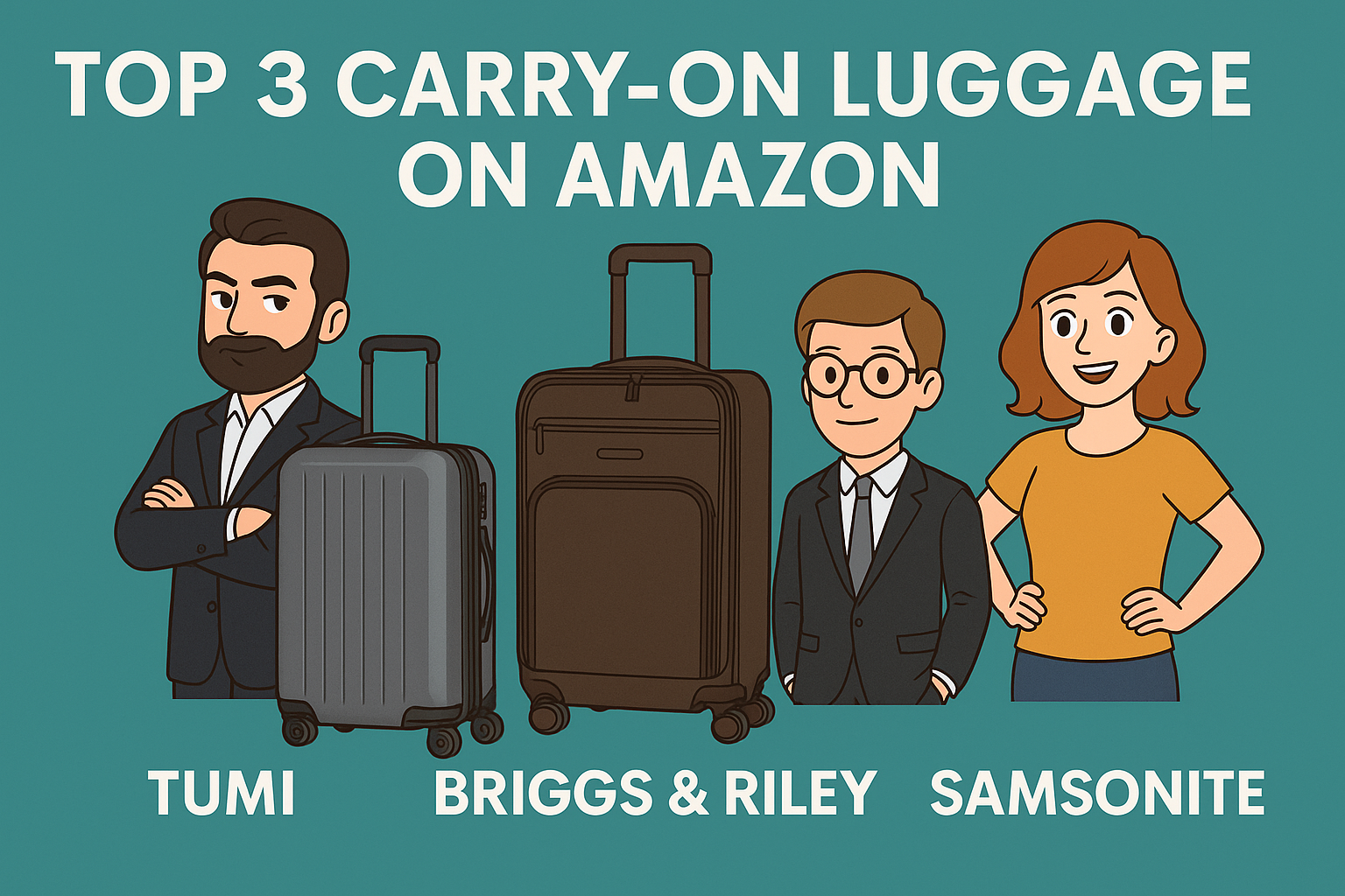 Top 3 Carry-On Luggage on Amazon (2025 Edition): Best Picks for Every Budget