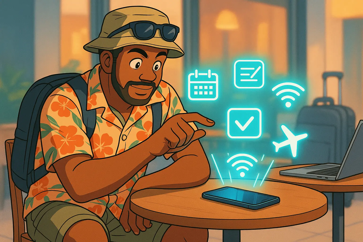 Smartphone productivity hub hero