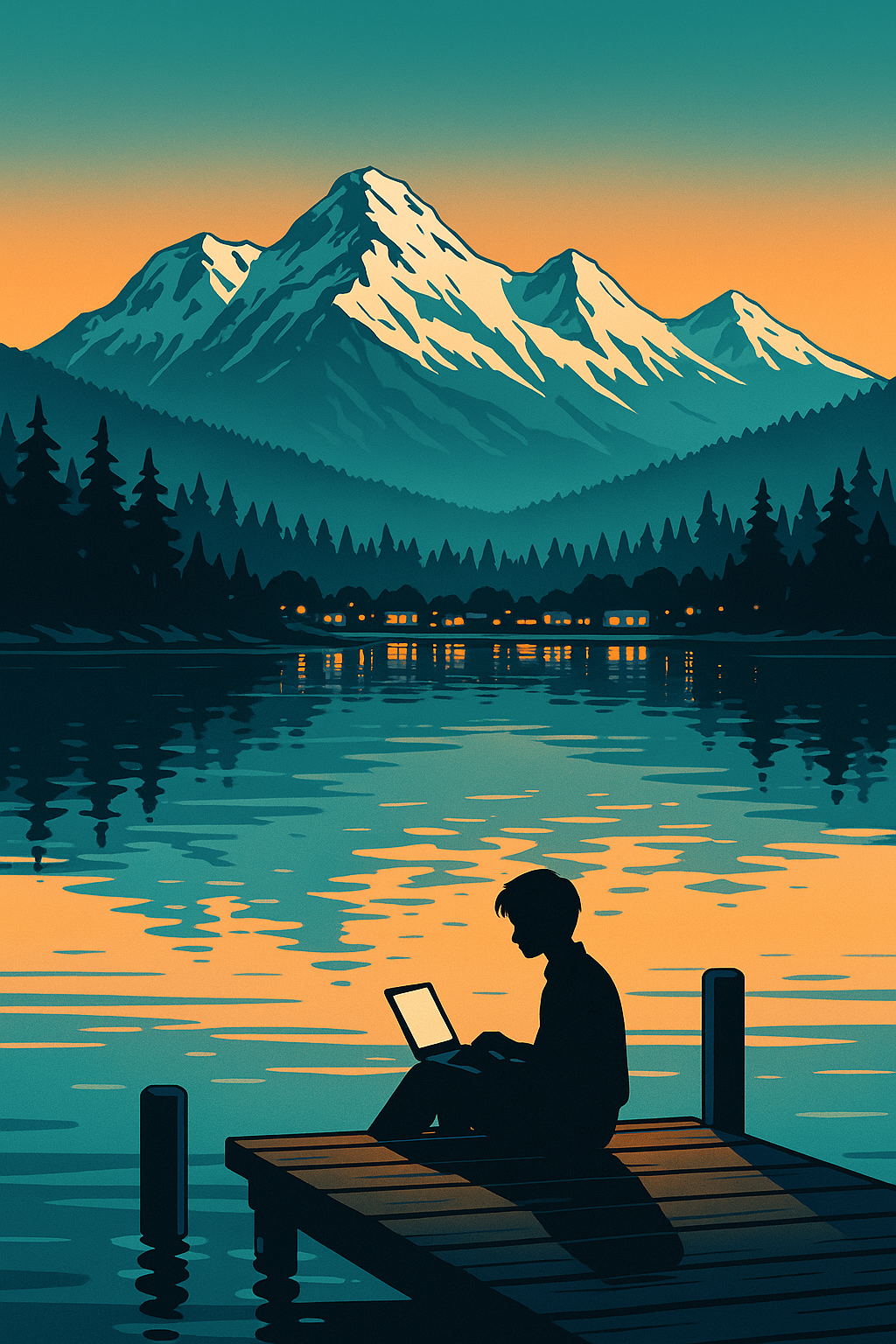 Mountain & Lakeside cities for nomad hubs: alpine lake with coworking vibe and trailheads nearby