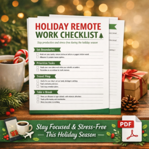 Holiday Remote Work Checklist